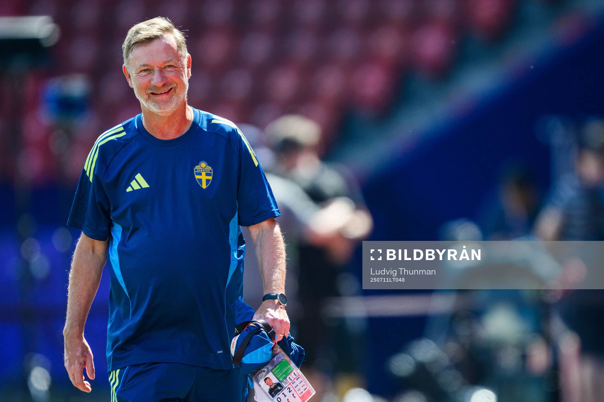 Head coach Peter Gerhardsson of the Swedish women's
