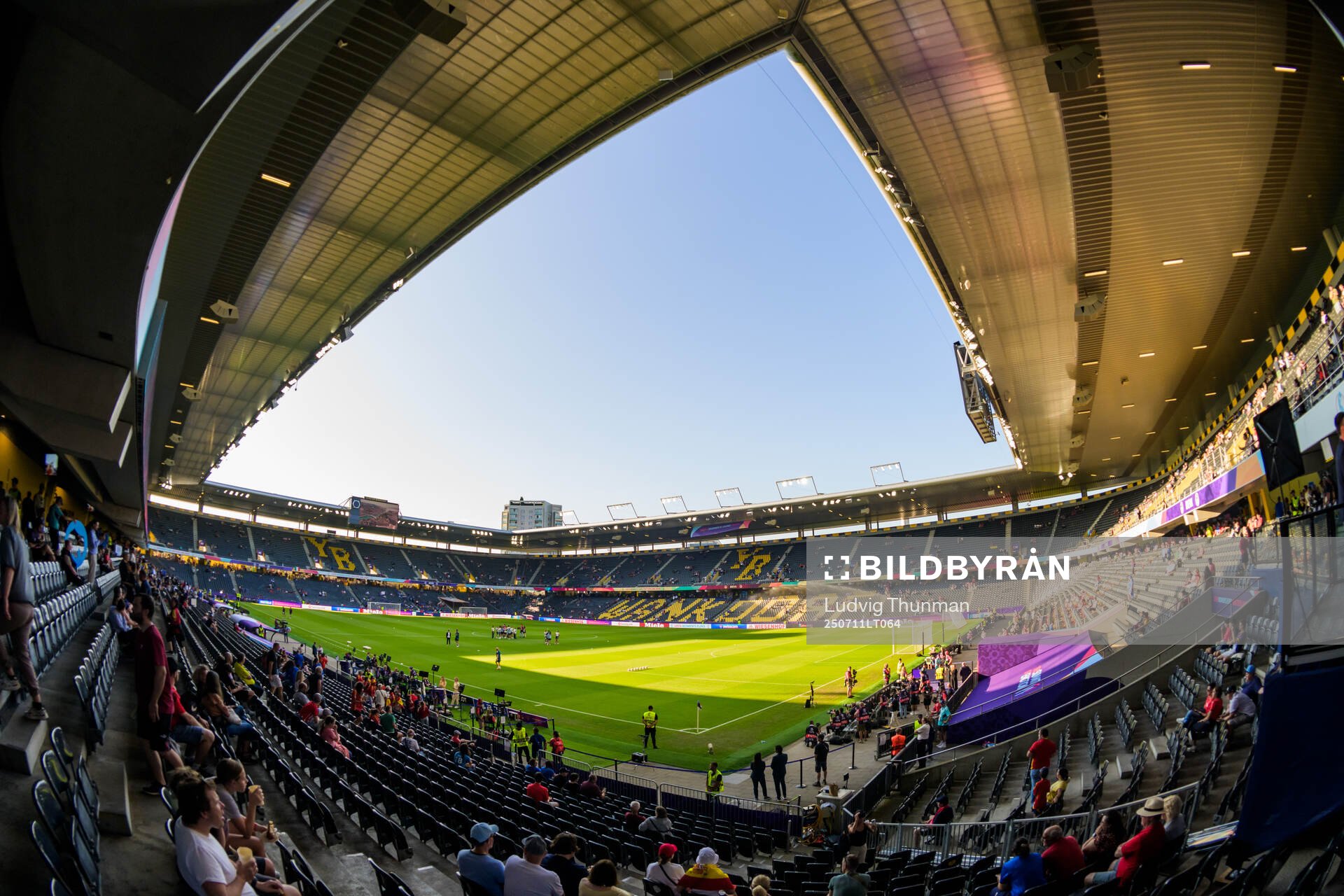 Interior view of Wankdorf Stadium
