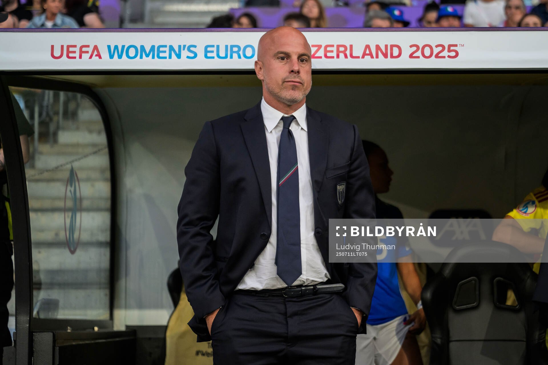 Head coach Andrea Soncin of Italy