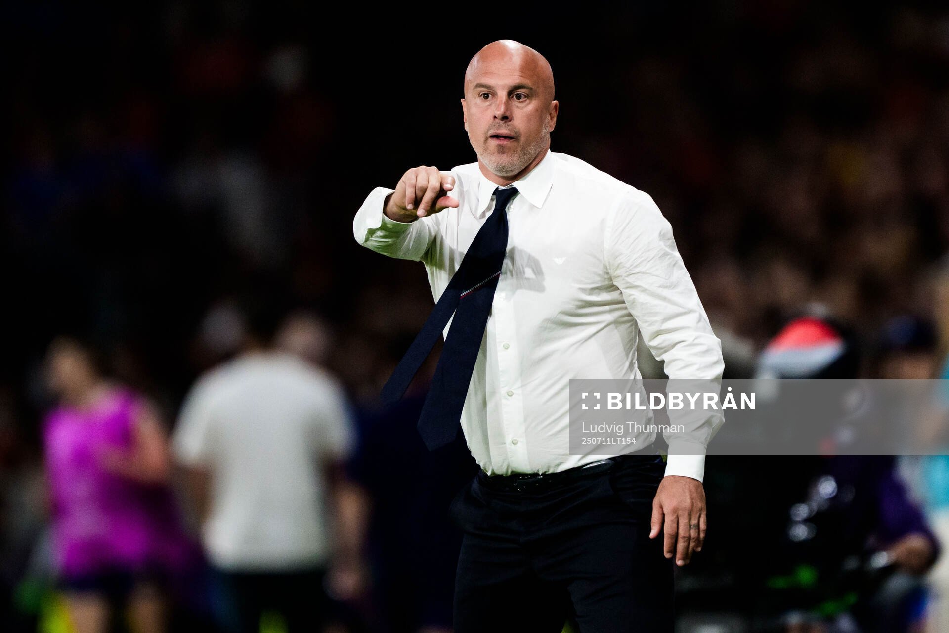 Head coach Andrea Soncin of Italy