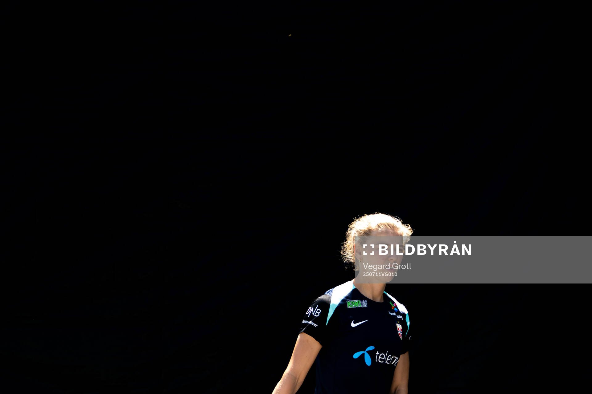 Justine Kielland of the Norwegian women's national football