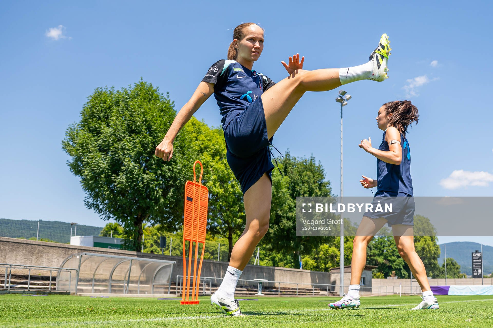 Guro Reiten of the Norwegian women's national football team