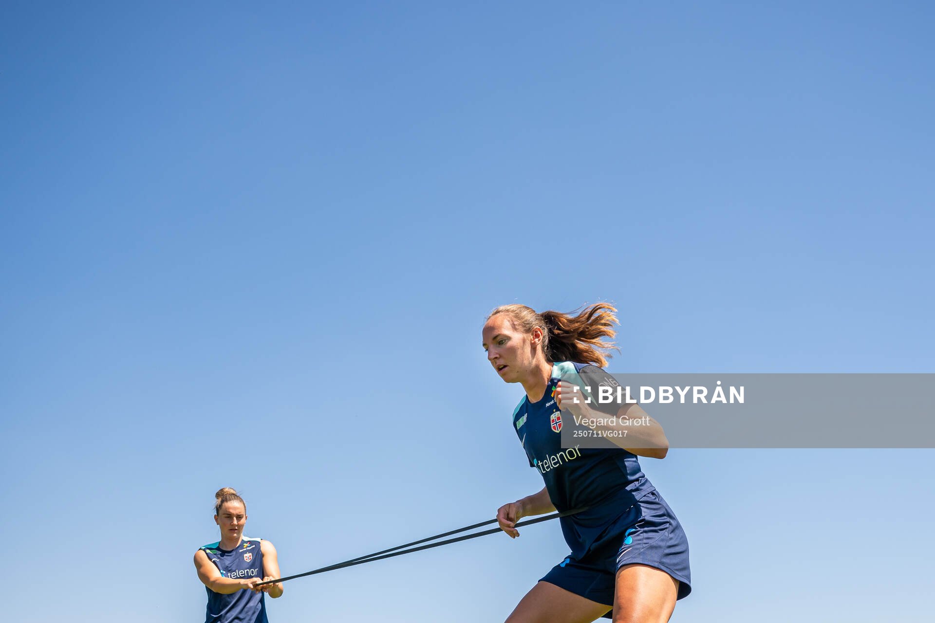 Vilde Bøe Risa and Marit Bratberg Lund of the Norwegian