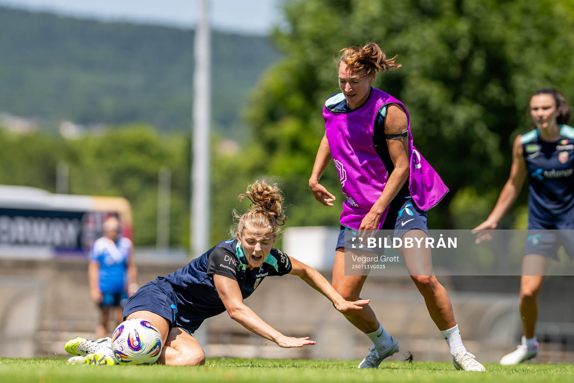 Justine Kielland and Marit Bratberg Lund of the Norwegian