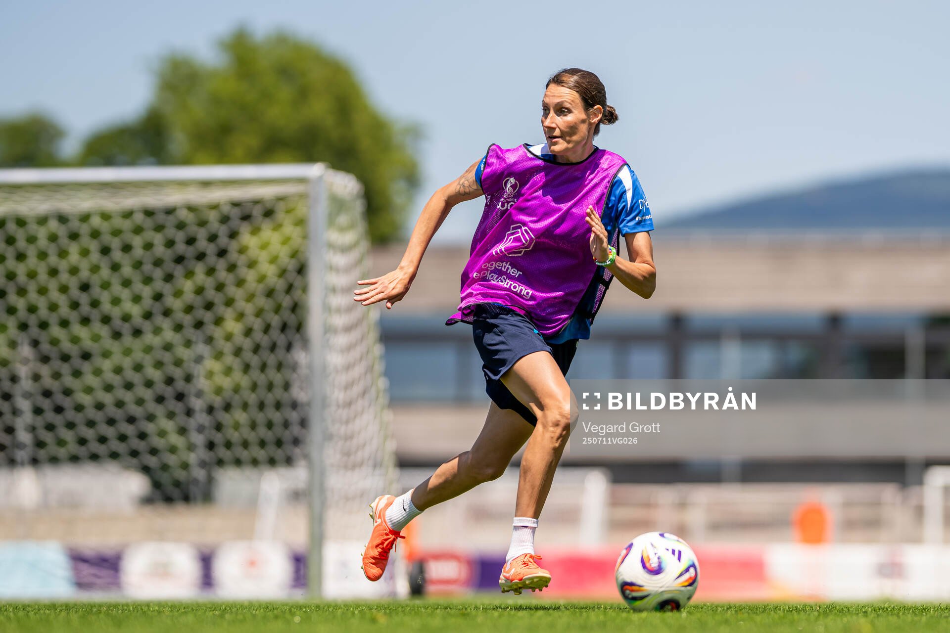 Assistant coach Ingvild Stensland of the Norwegian women's