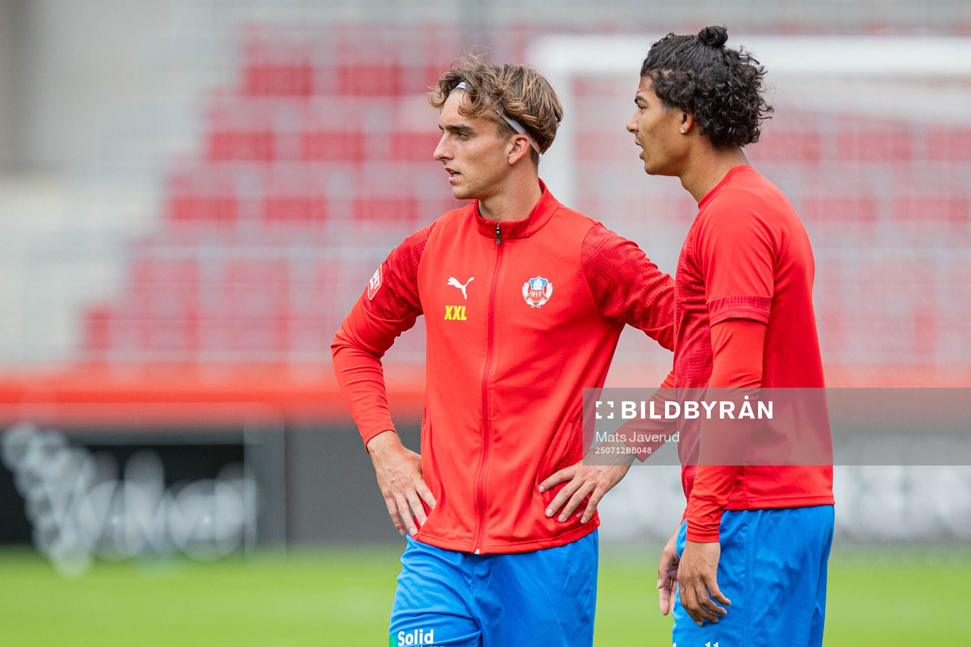 Helsingborgs Noah Jakobsen och Milan Silva Rasmussen