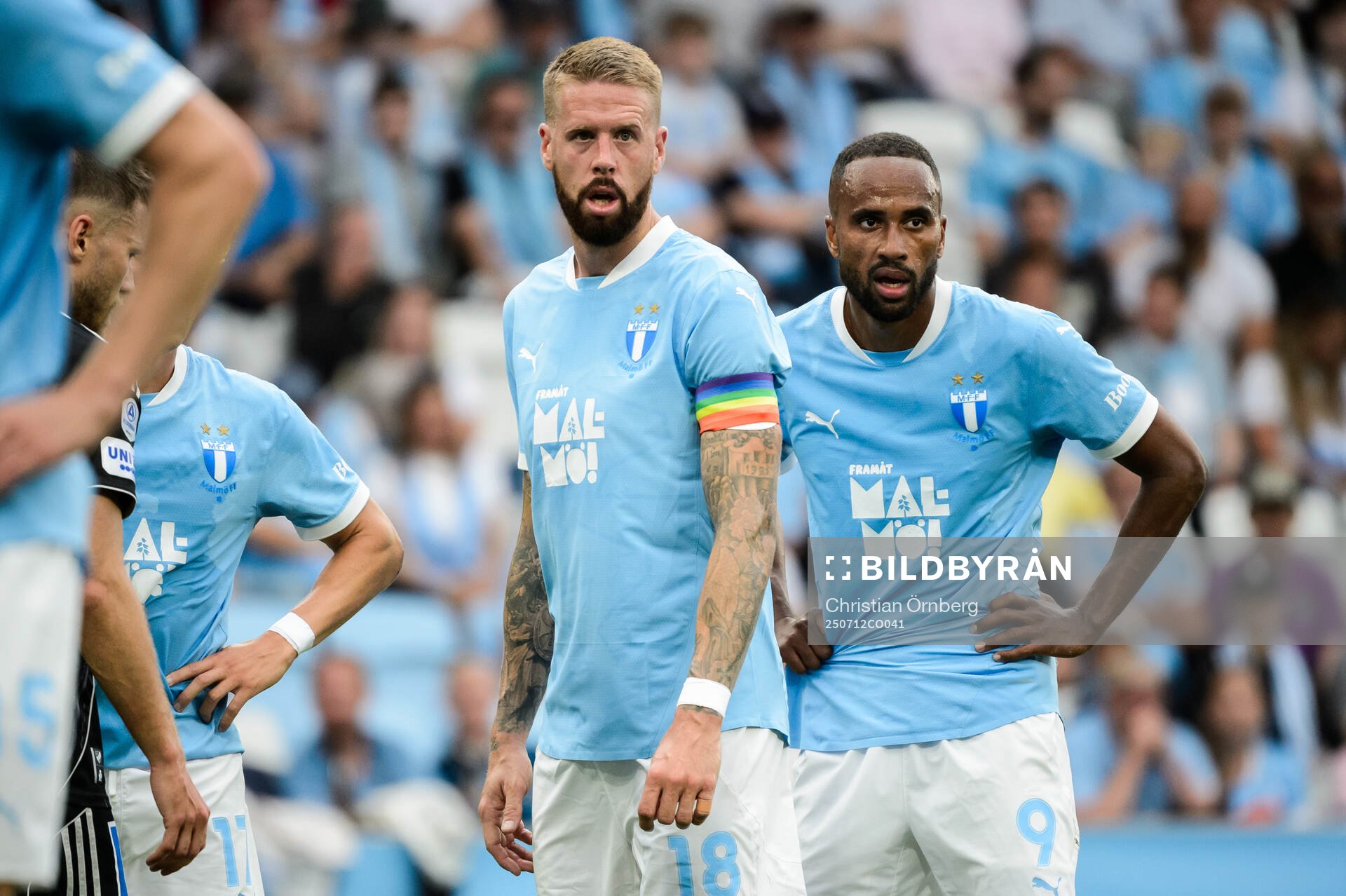 Malmö FFs Pontus Jansson och Isaac Kiese Thelin