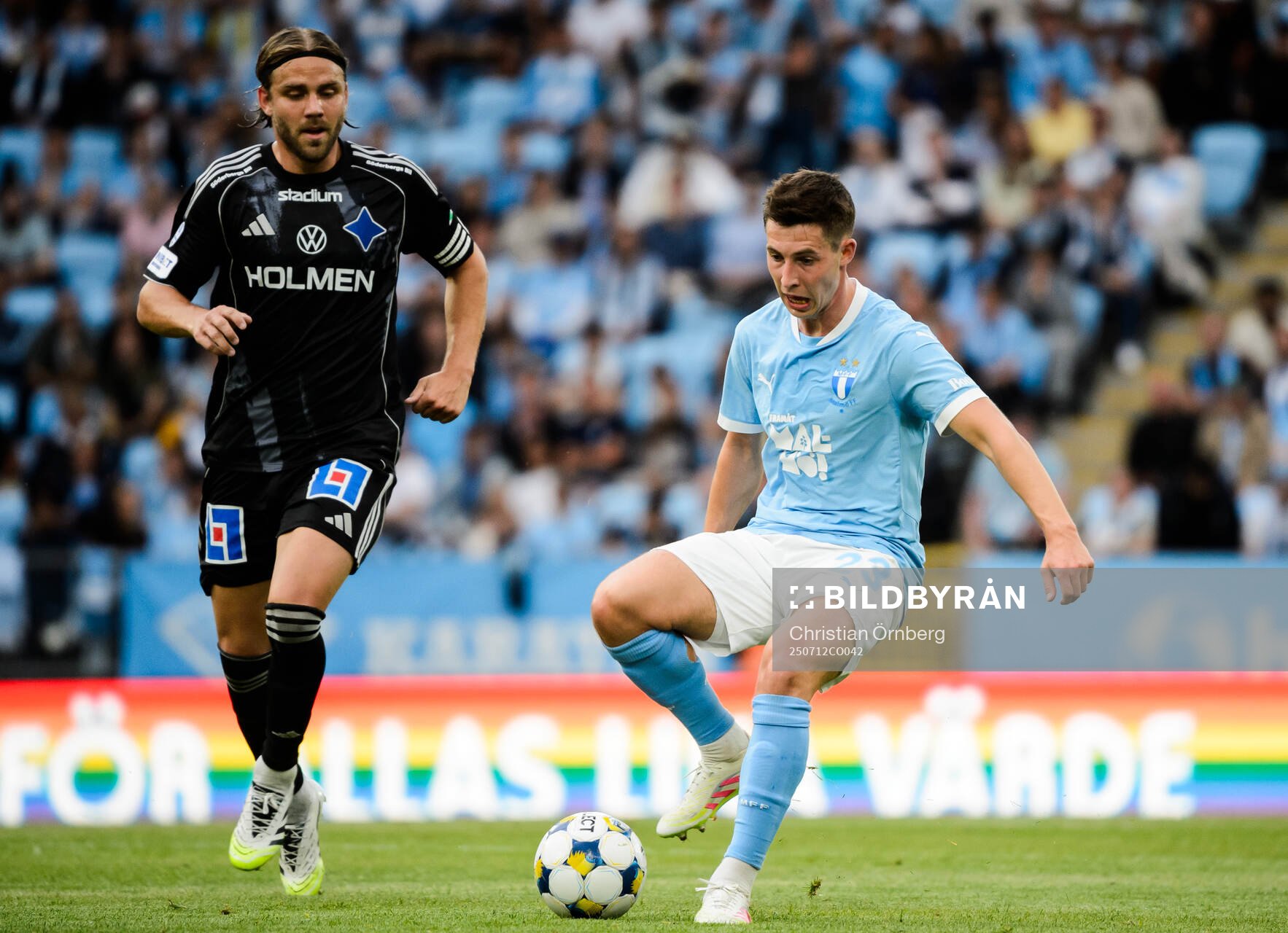 Malmö FFs Lasse Berg Johnsen och IFK Norrköpings