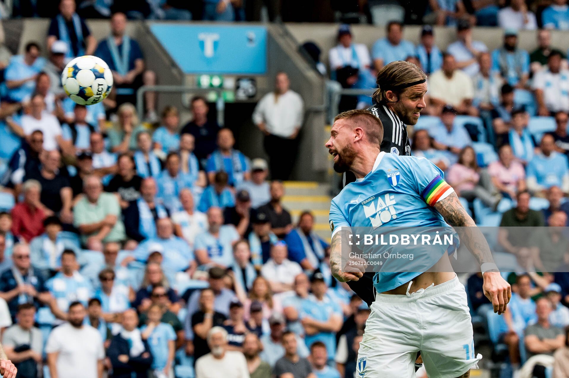 Malmö FFs Pontus Jansson och IFK Norrköpings Christoffer
