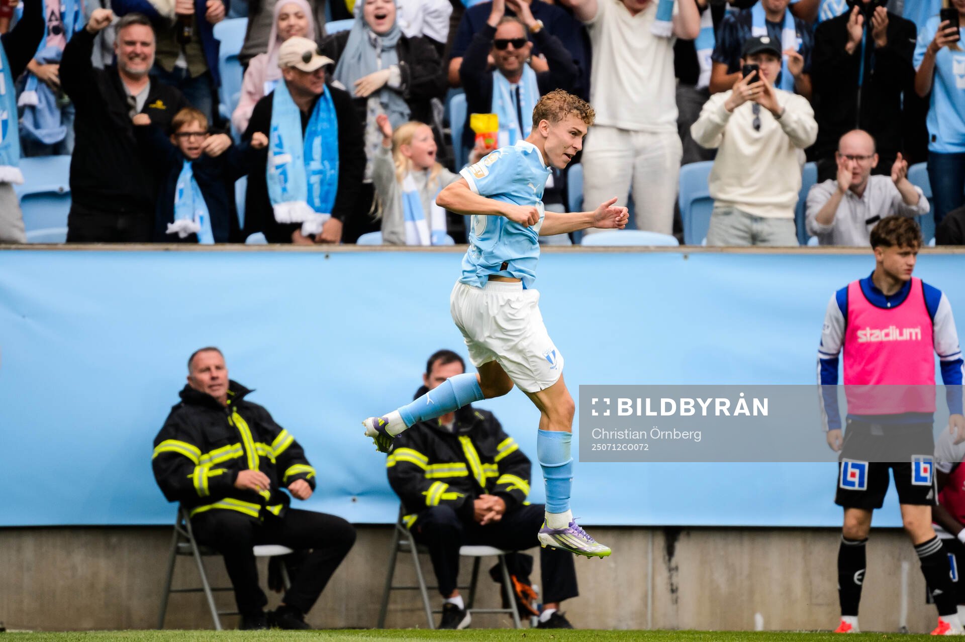 Malmö FFs Hugo Bolin jublar