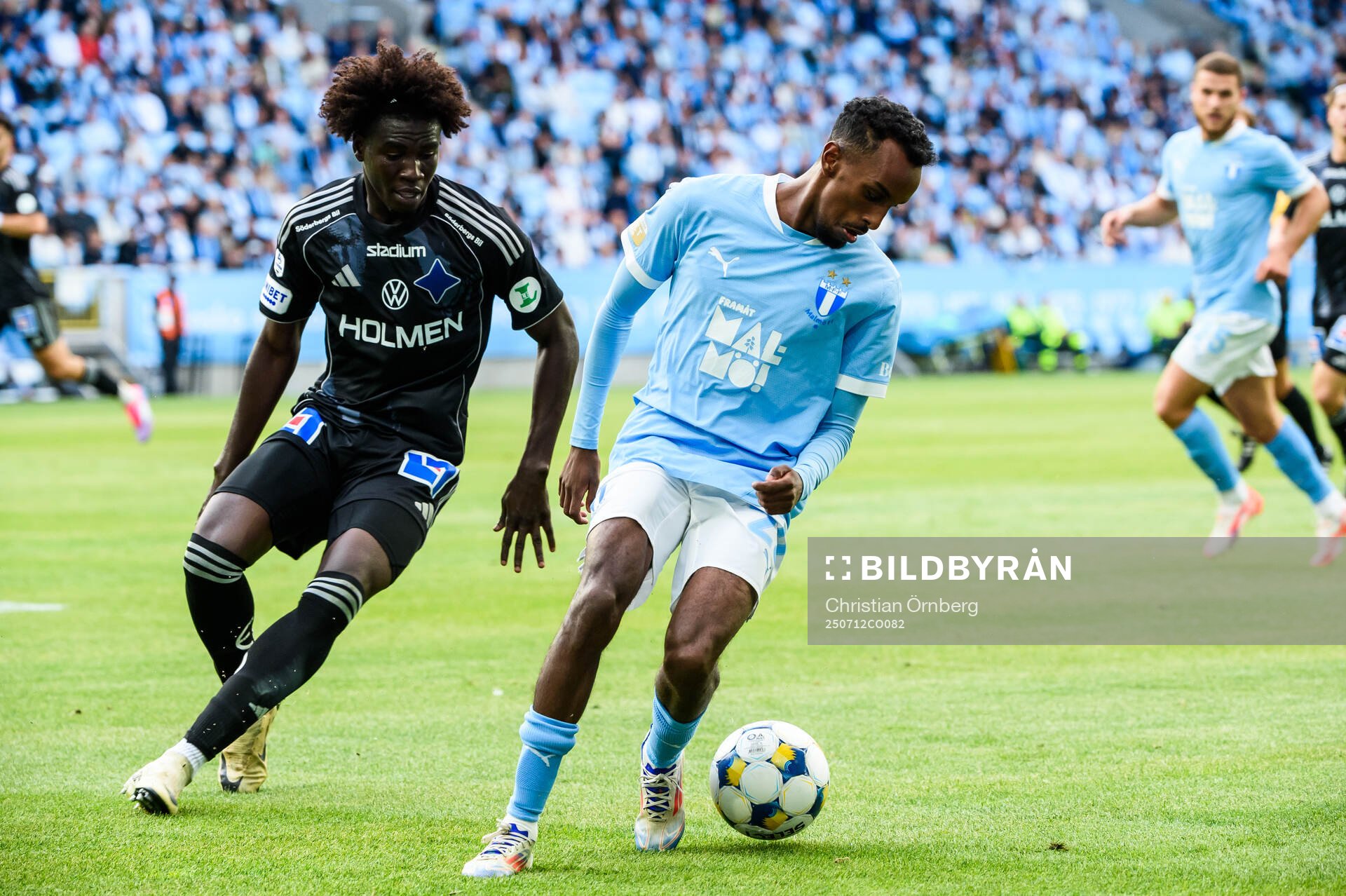 IFK Norrköpings Kojo Peprah Oppong och Malmö FFs Taha Ali