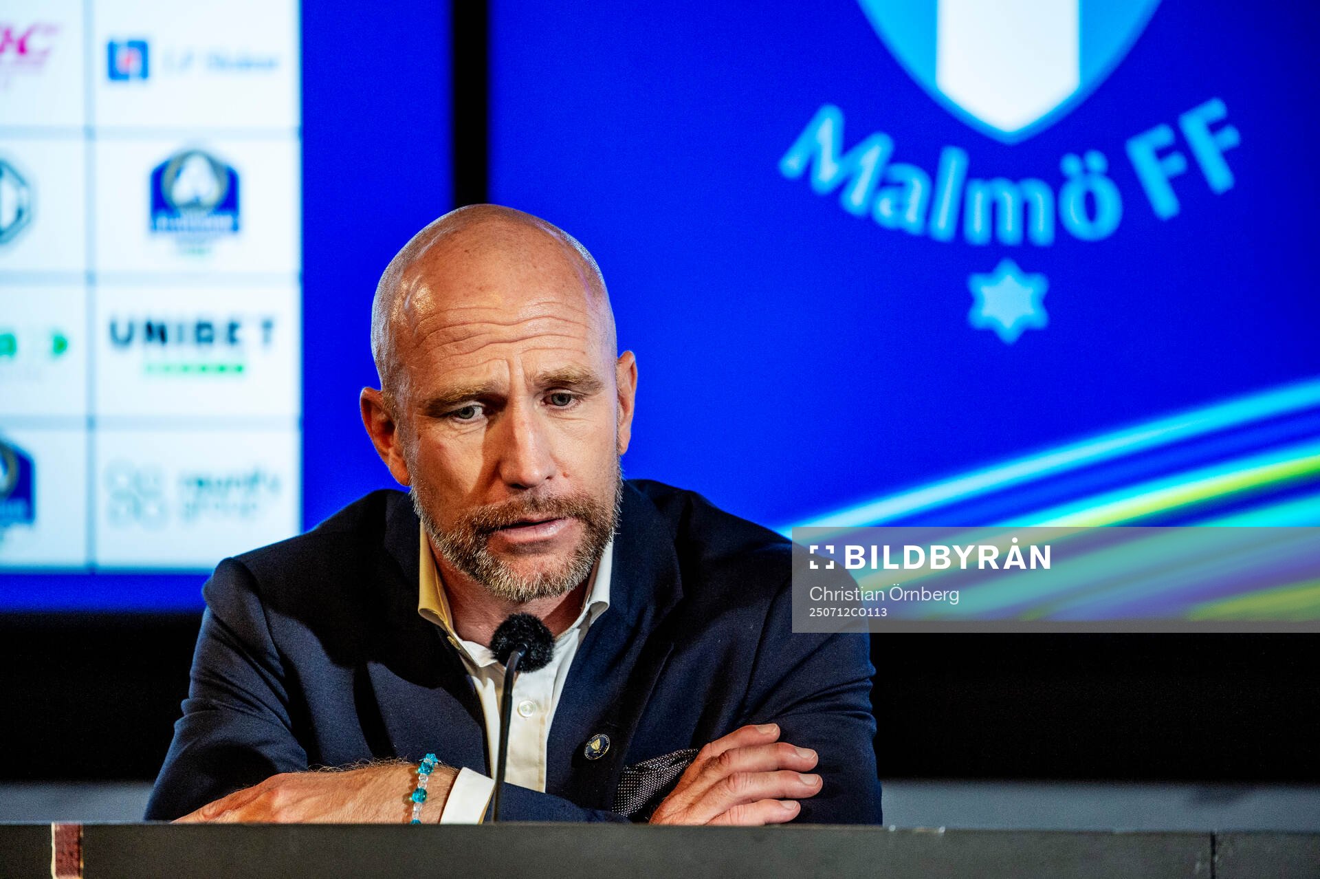 Malmö FFs huvudtränare Henrik Rydström på en