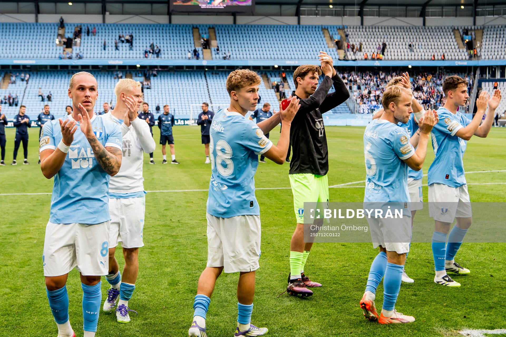 Malmö FFs spelare jublar