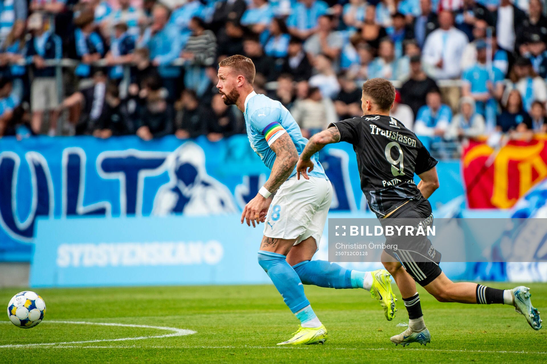 Malmö FFs Pontus Jansson och IFK Norrköpings Arnor