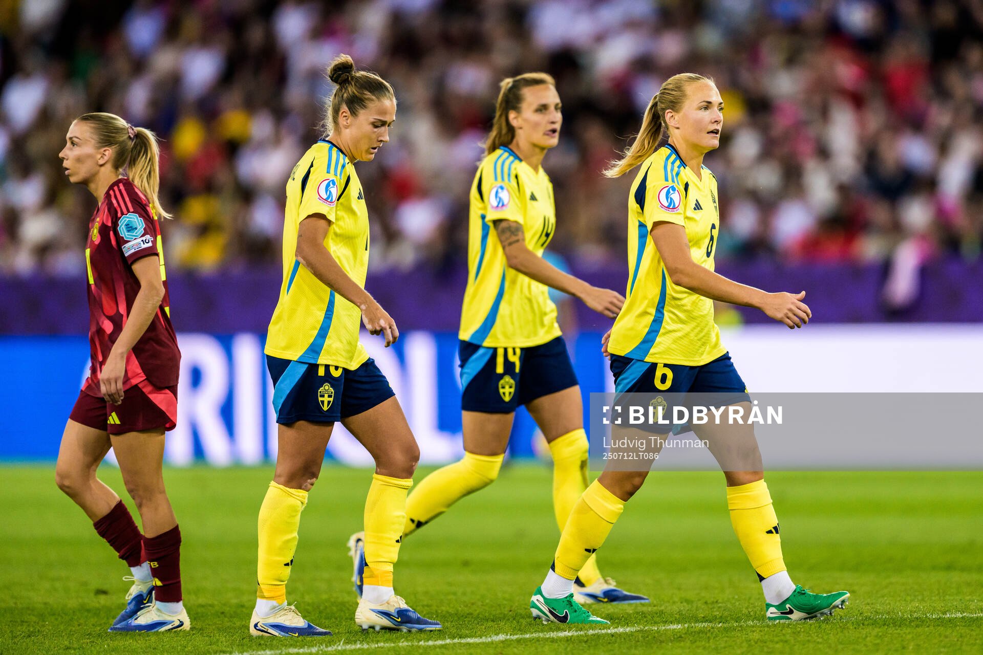 Filippa Angeldahl, Nathalie Björn and Magdalena Eriksson