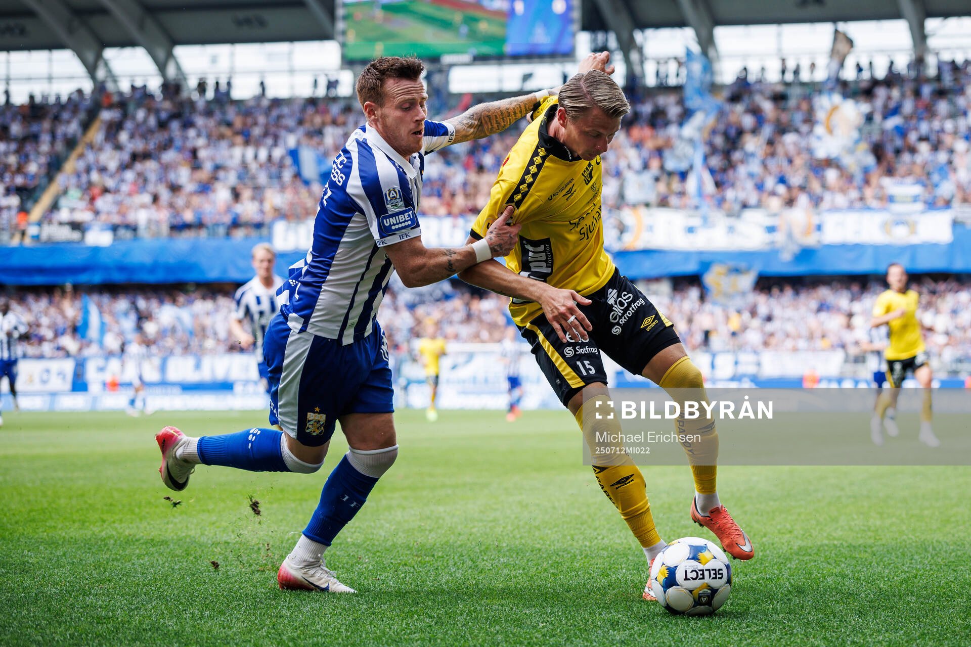 IFK Göteborgs Tobias Heintz och Elfsborgs Simon Hedlund