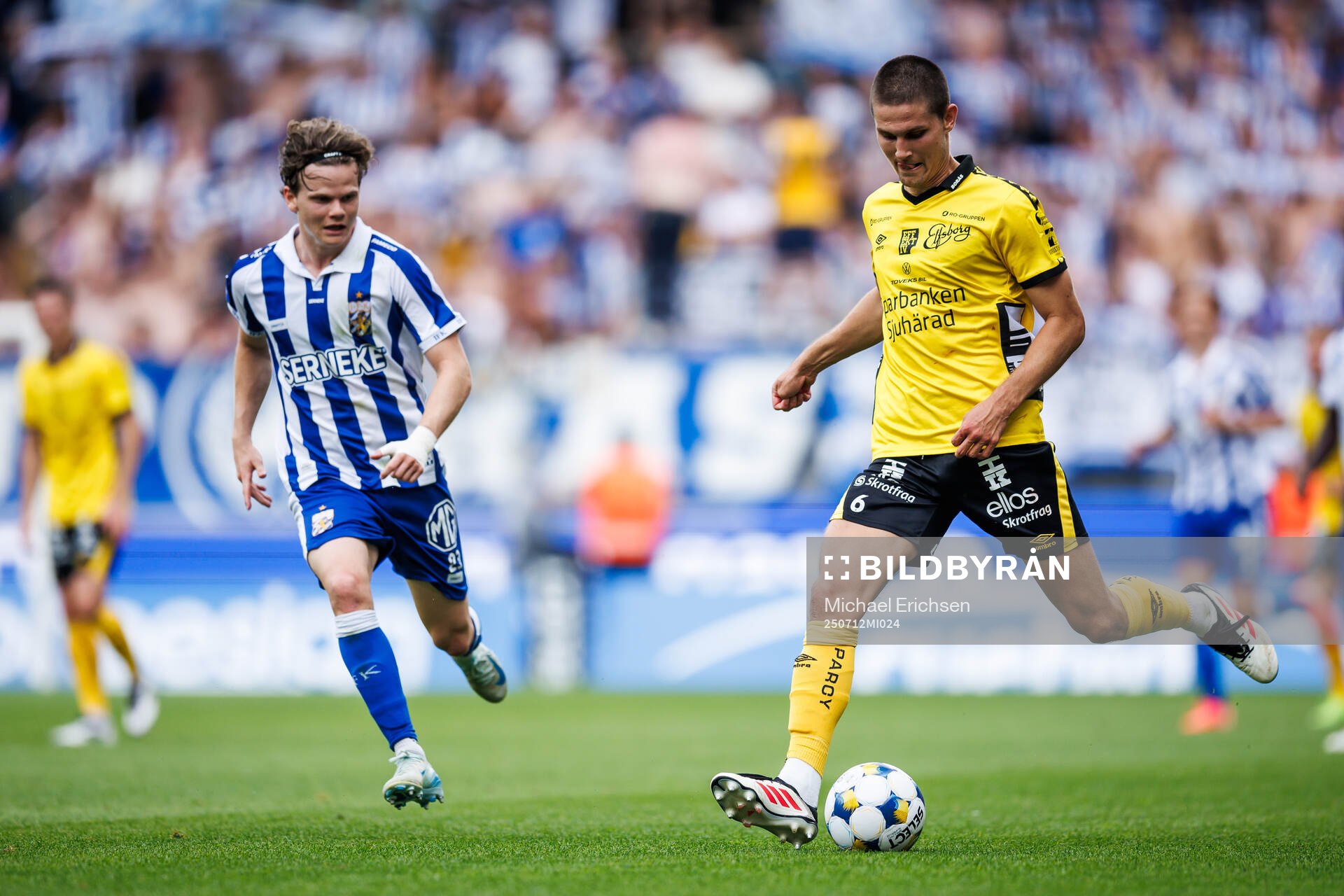 IFK Göteborgs Kolbeinn Thordarson och Elfsborgs Rasmus