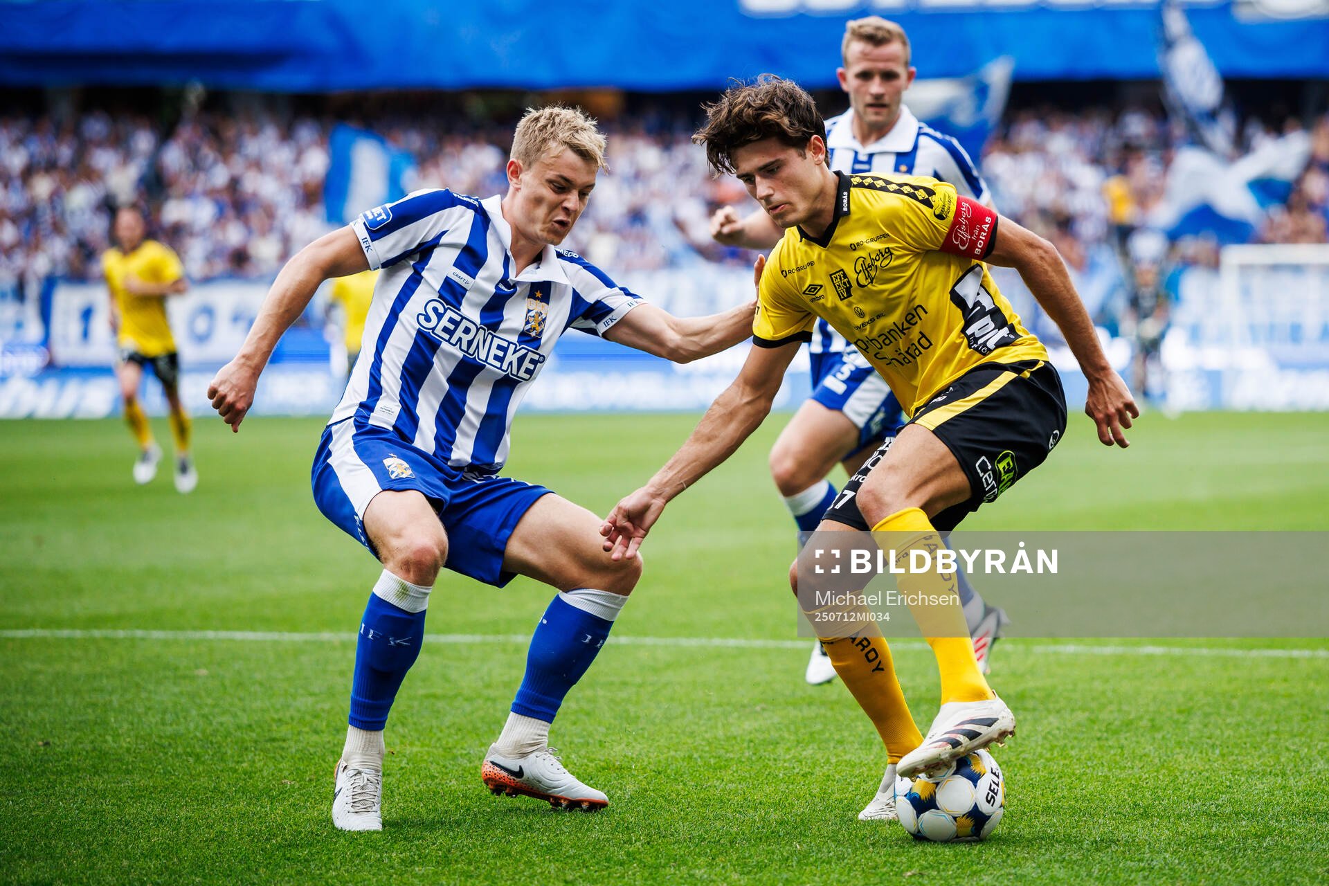IFK Göteborgs David Kruse och Elfsborgs Besfort Zeneli