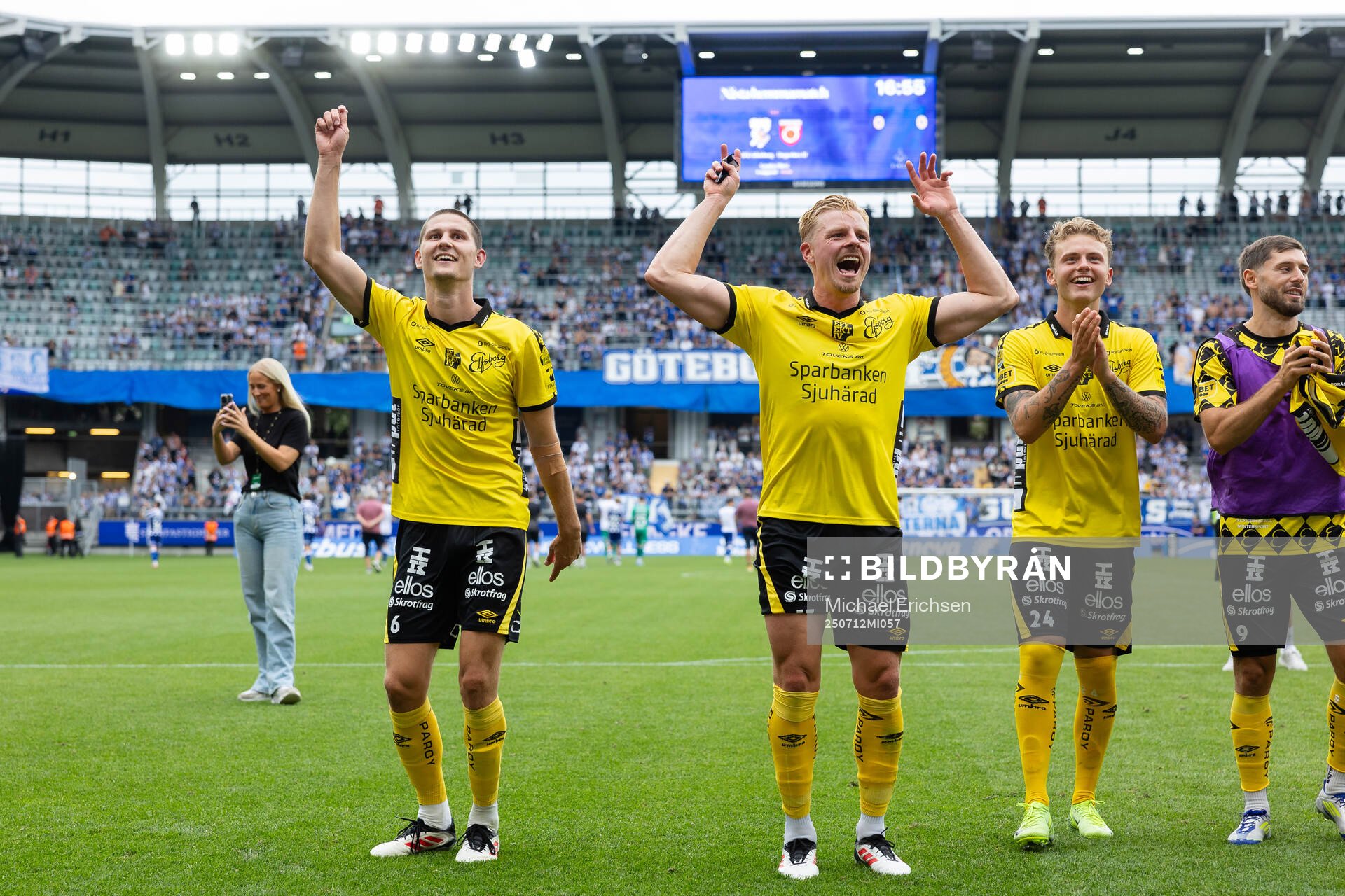 Elfsborgs Rasmus Wikström, Per Frick och Frederik Ihler