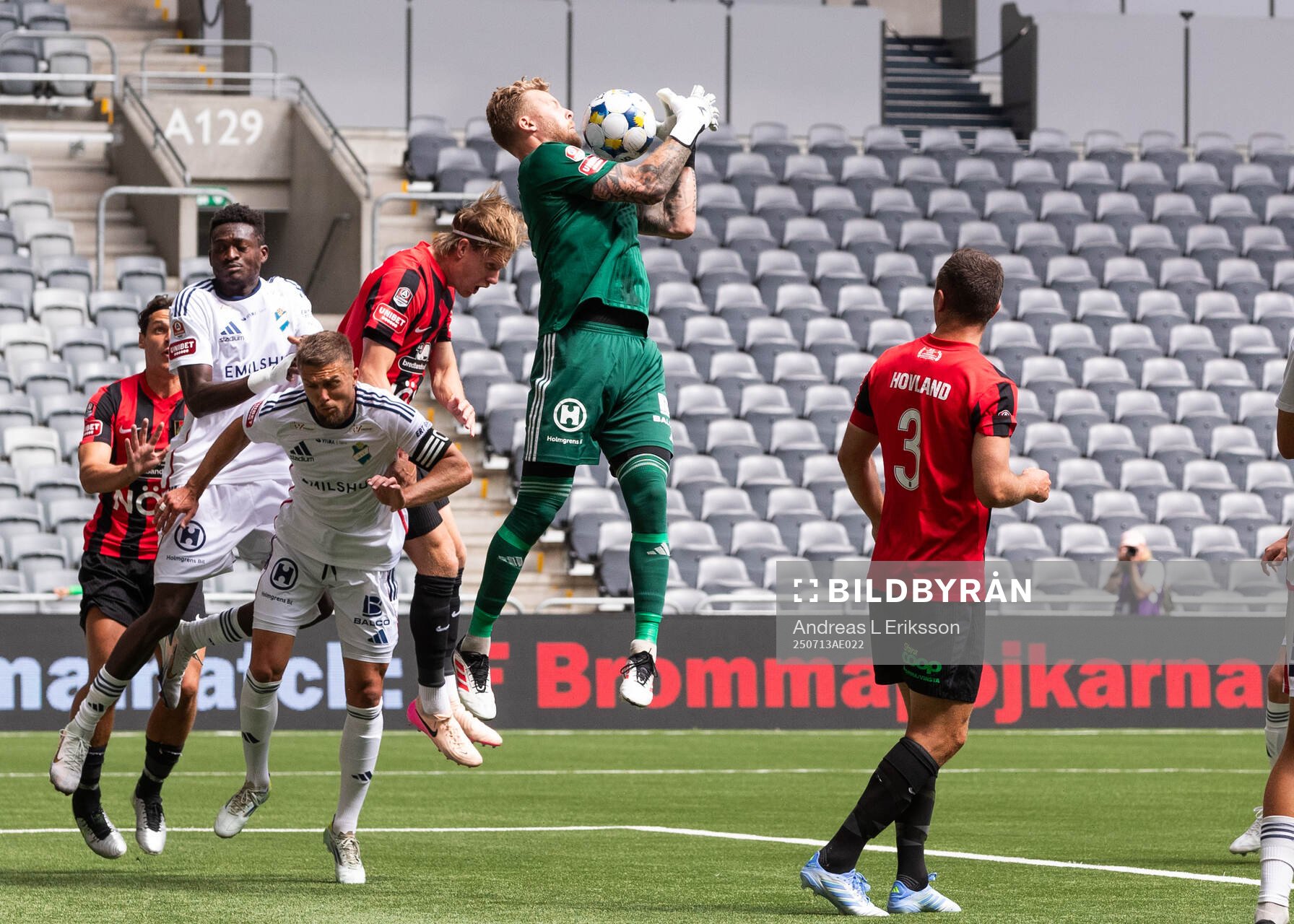 Östers målvakt Robin Wallinder