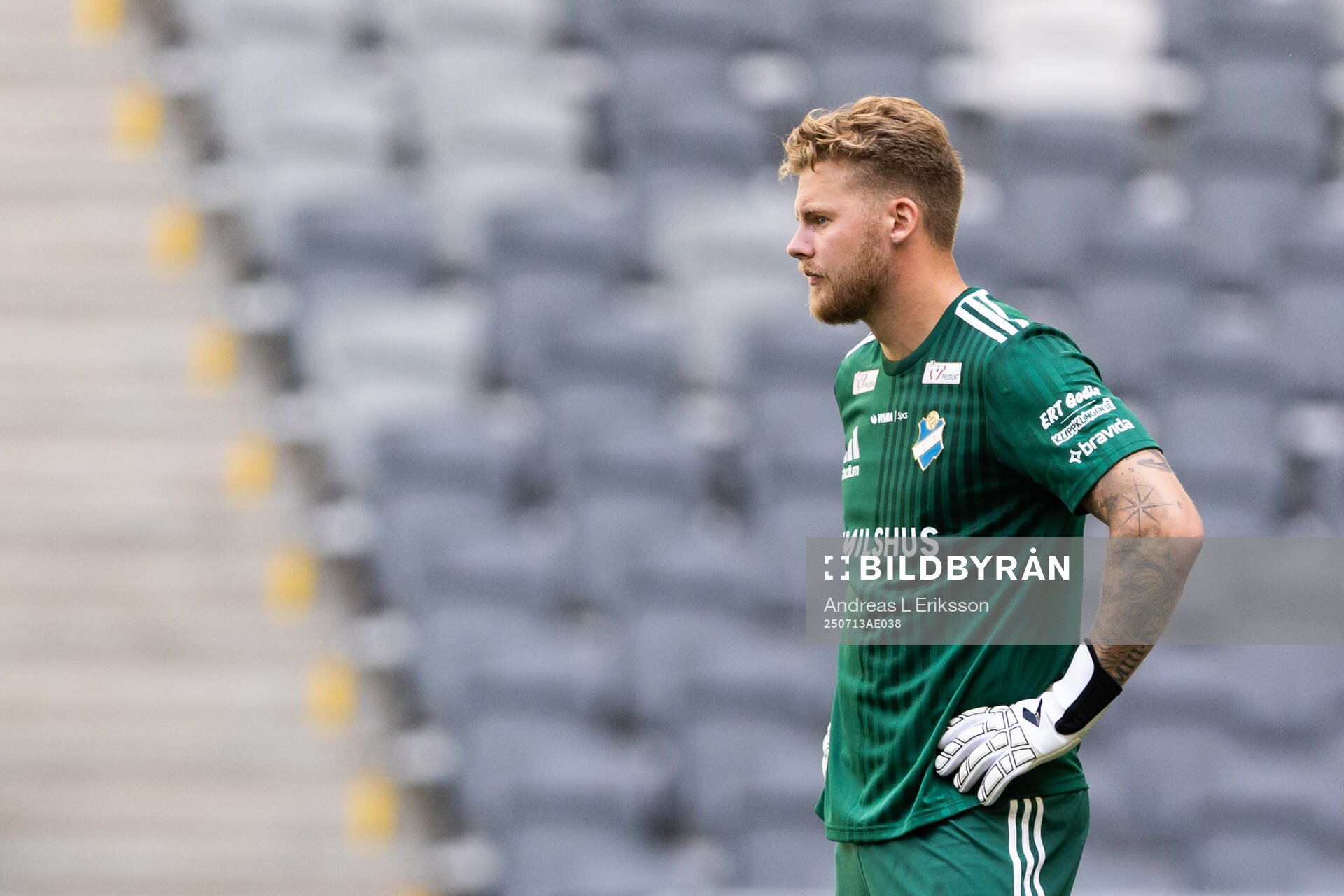 Östers målvakt Robin Wallinder