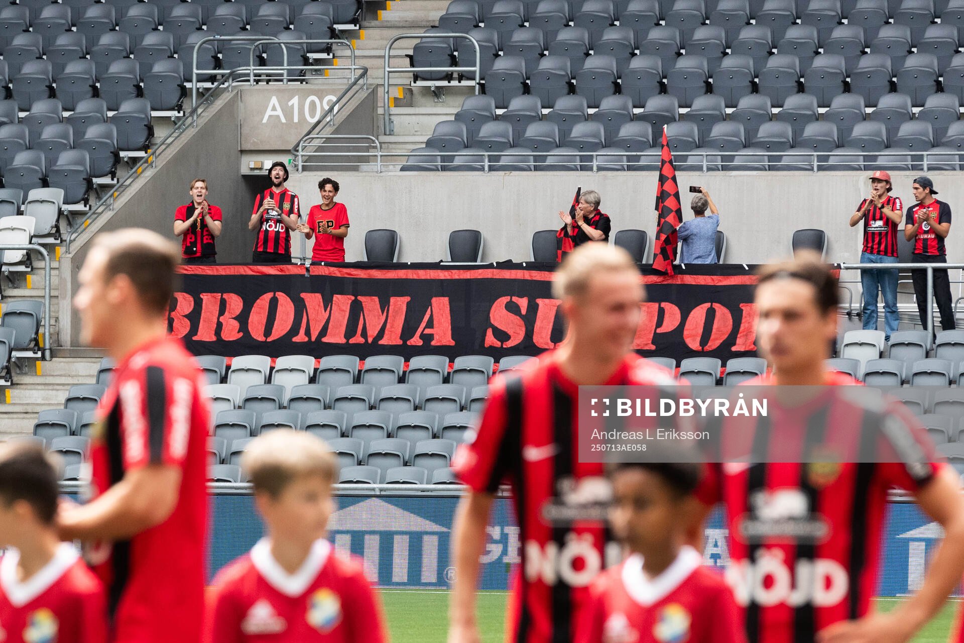 Supportrar till Brommapojkarna