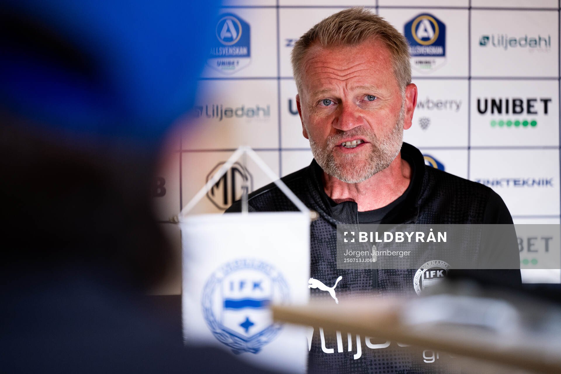 Värnamos tränare Arne Sandstø