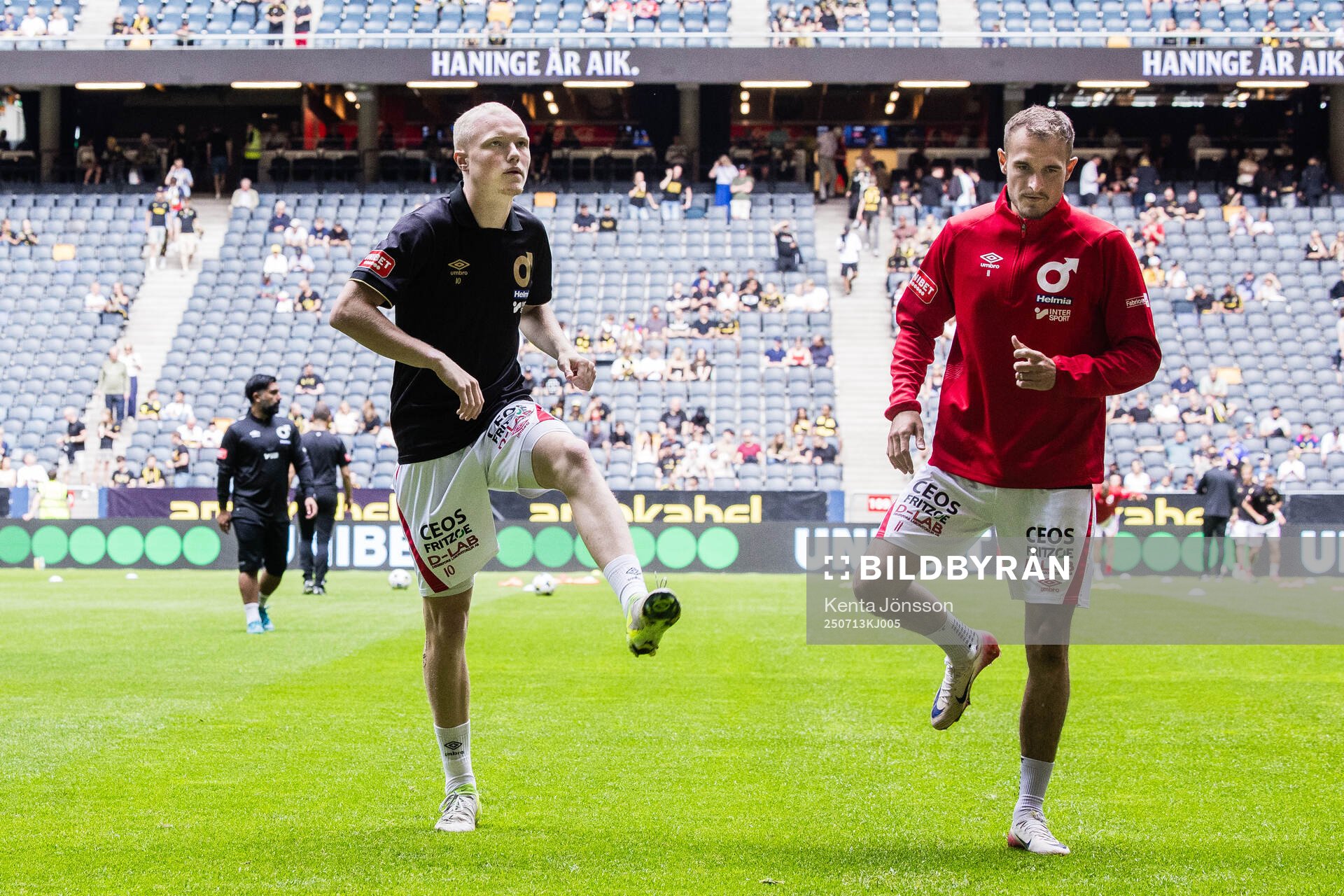 Degerfors Marcus Rafferty och Christos Gravius