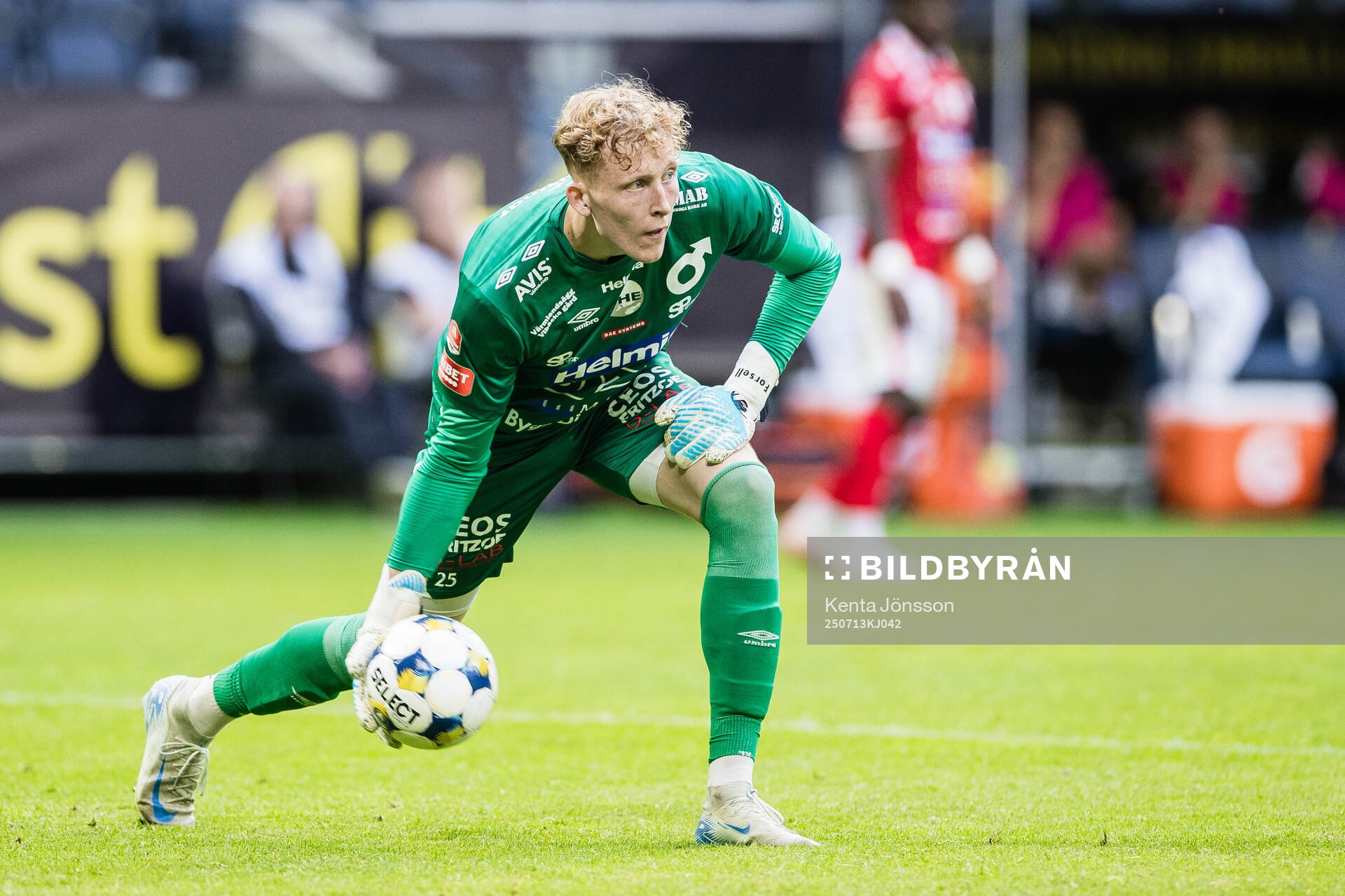 Degerfors målvakt Rasmus Forsell