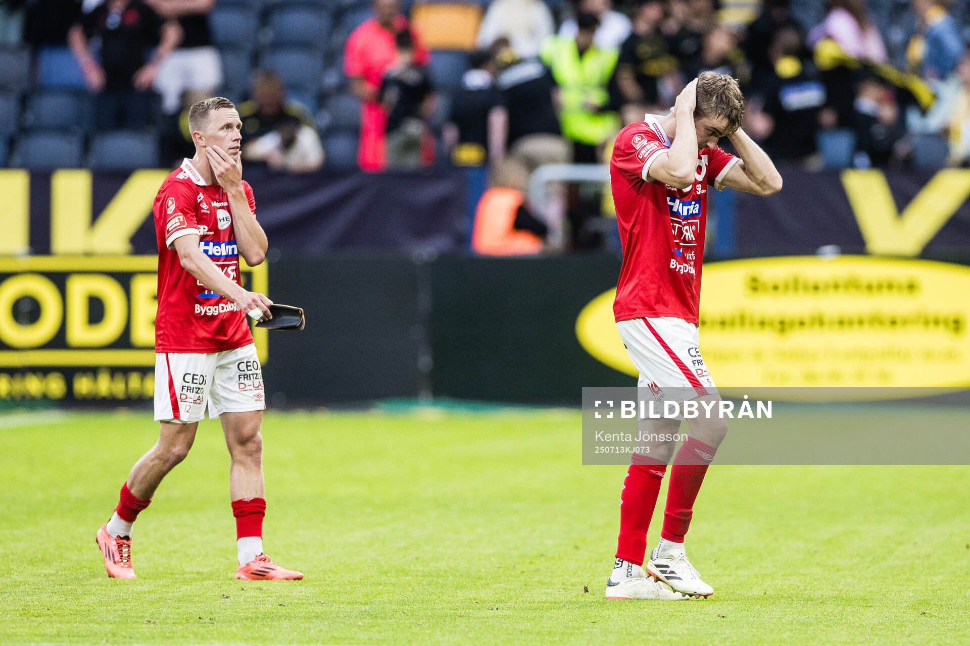 Degerfors Erik Lindell och Juhani Pikkarainen deppar