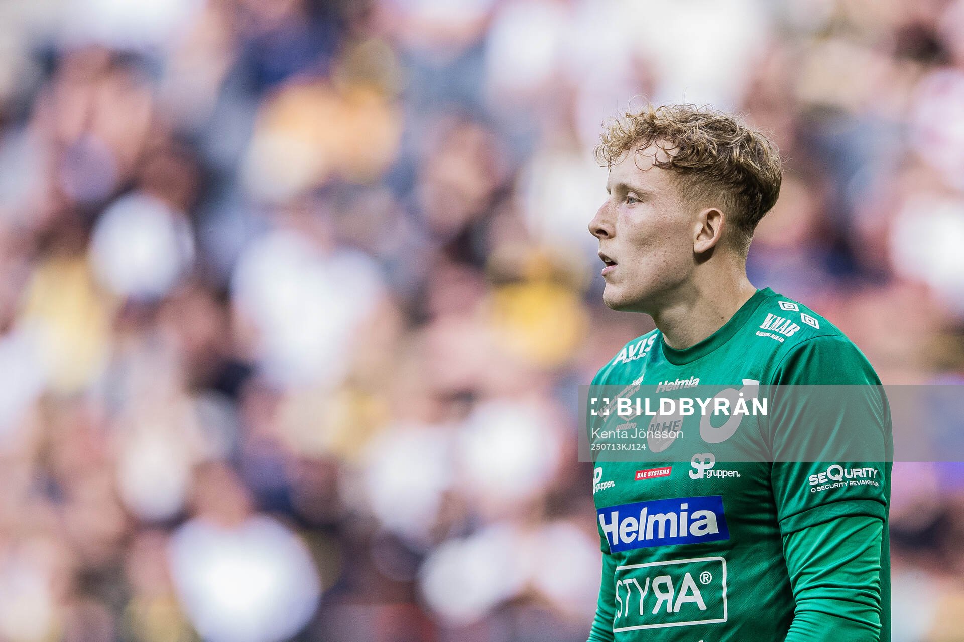Degerfors målvakt Rasmus Forsell