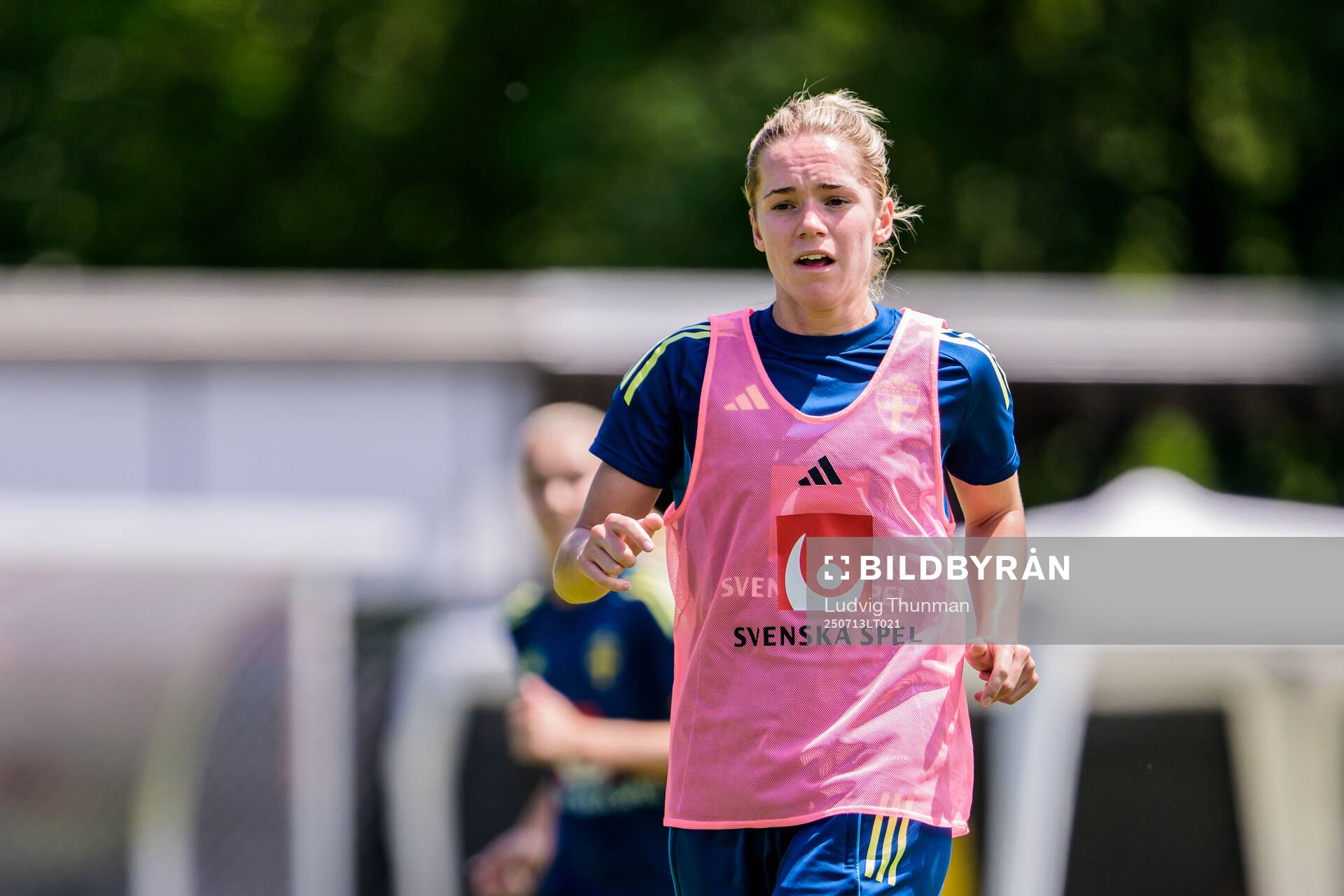 Hanna Lundkvist of the Swedish women's national football