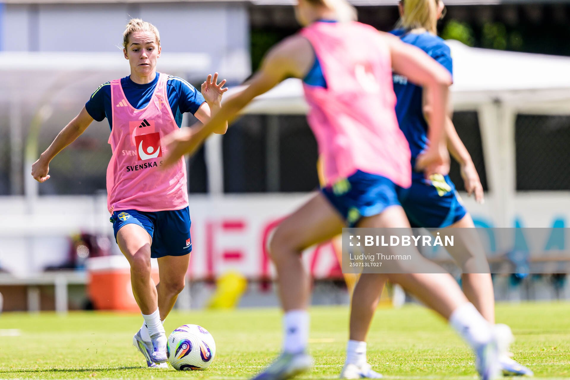 Hanna Lundkvist of the Swedish women's national football