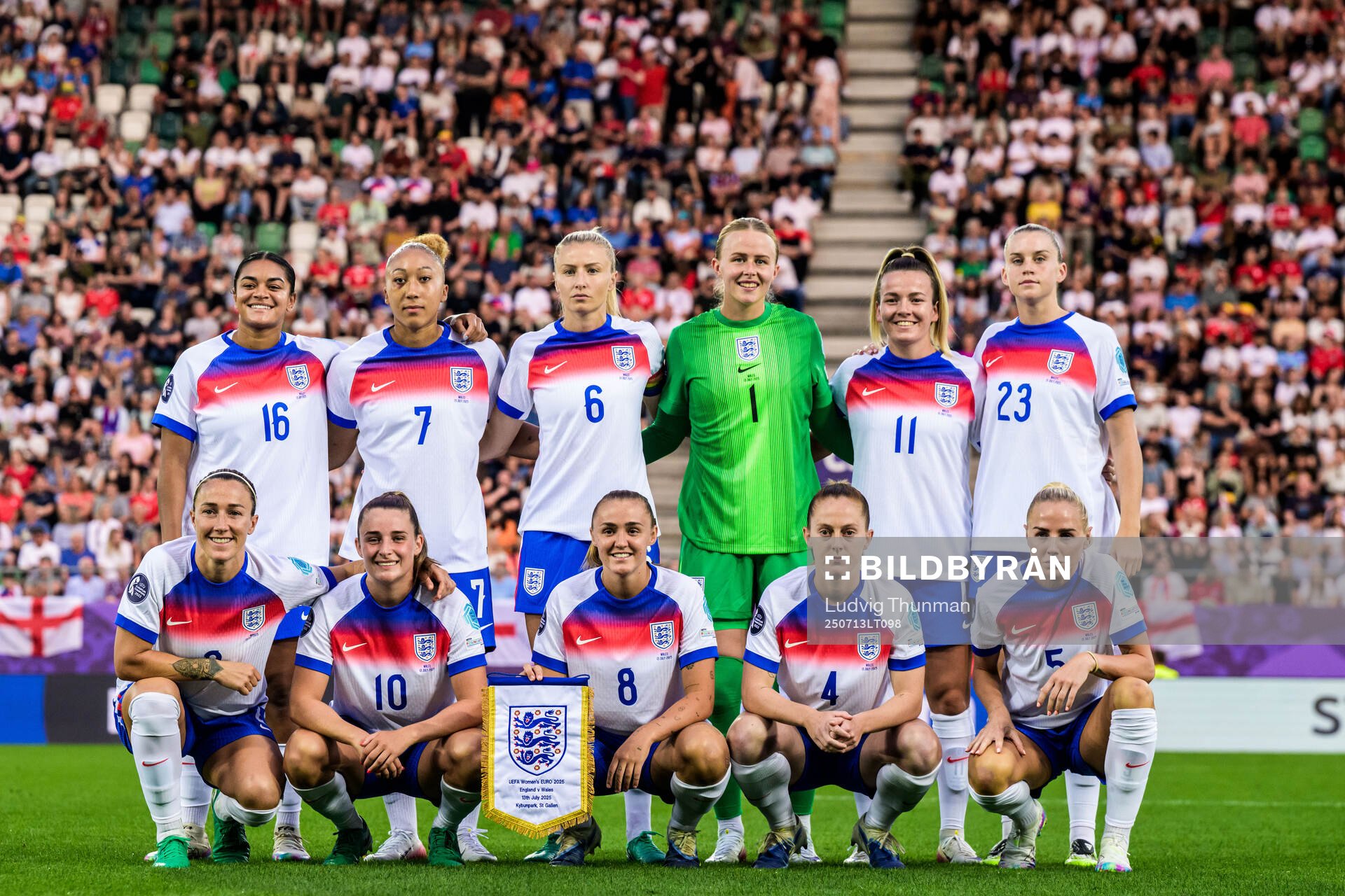 Jessica Carter, Lauren James, Leah Williamson, Goalkeeper