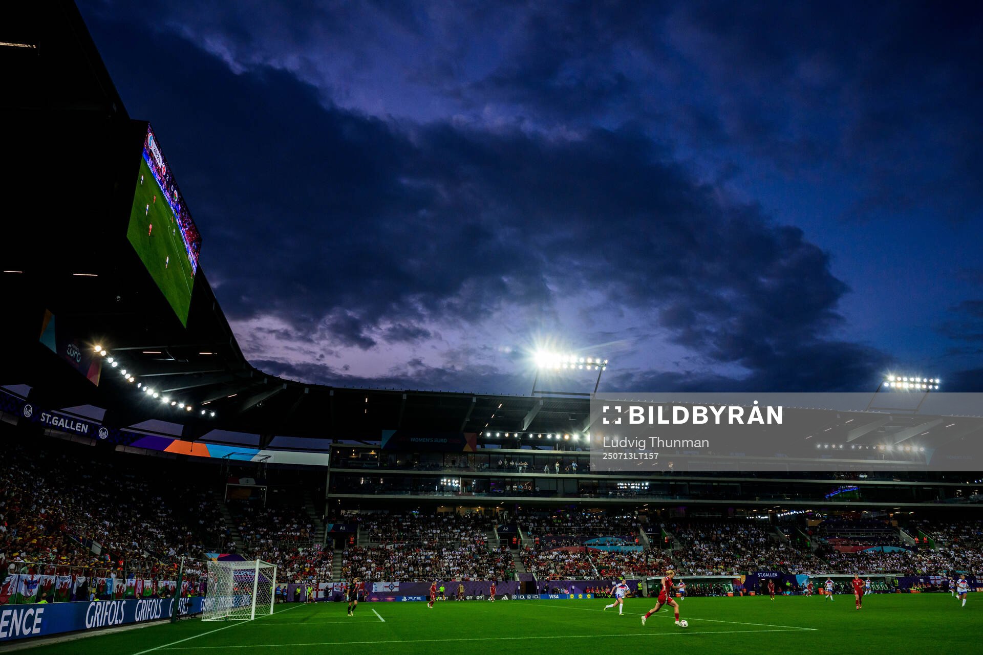 General view of the UEFA Women's Euro 2025 group stage