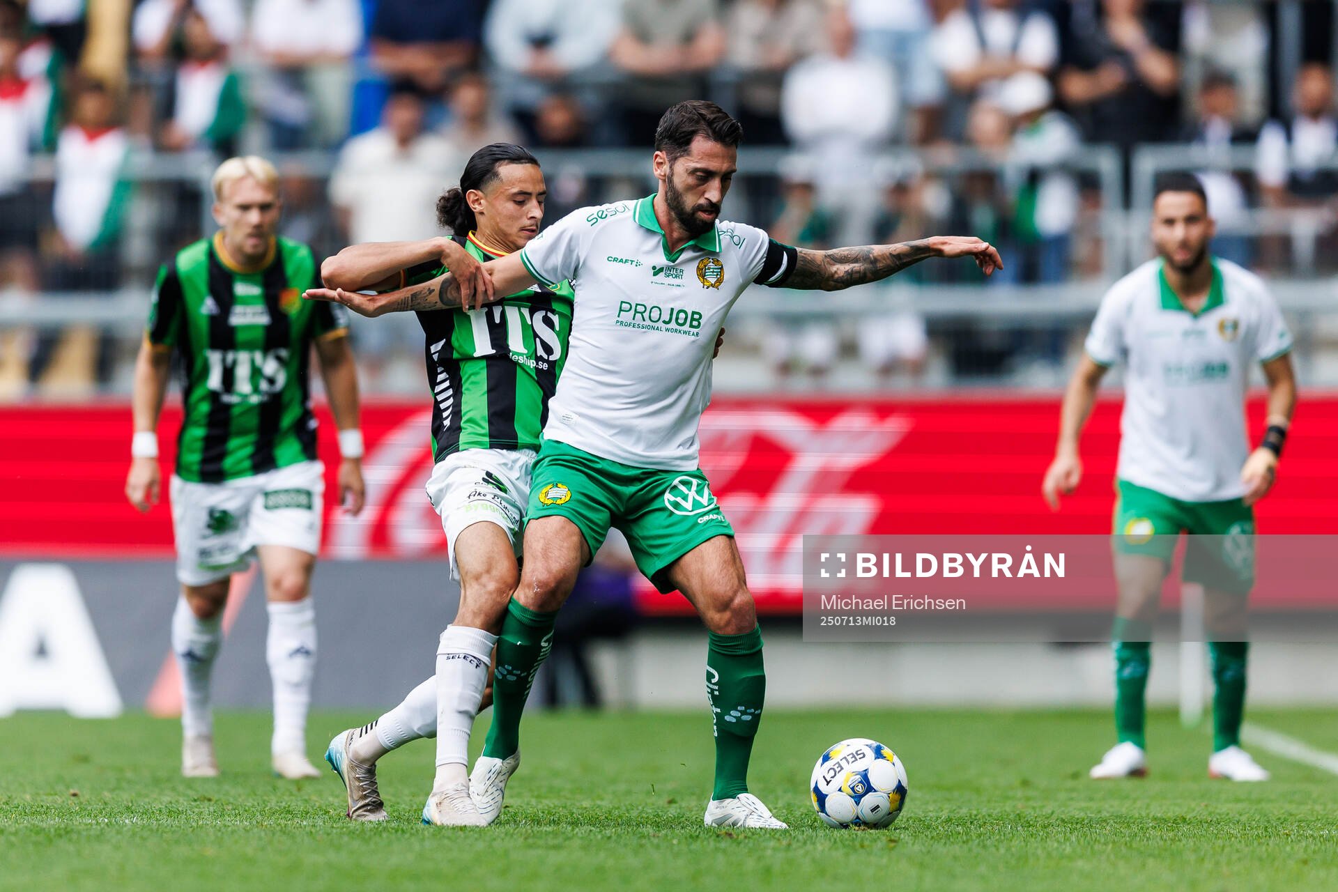 GAIS Amin Boudri och Hammarbys Nahir Besara