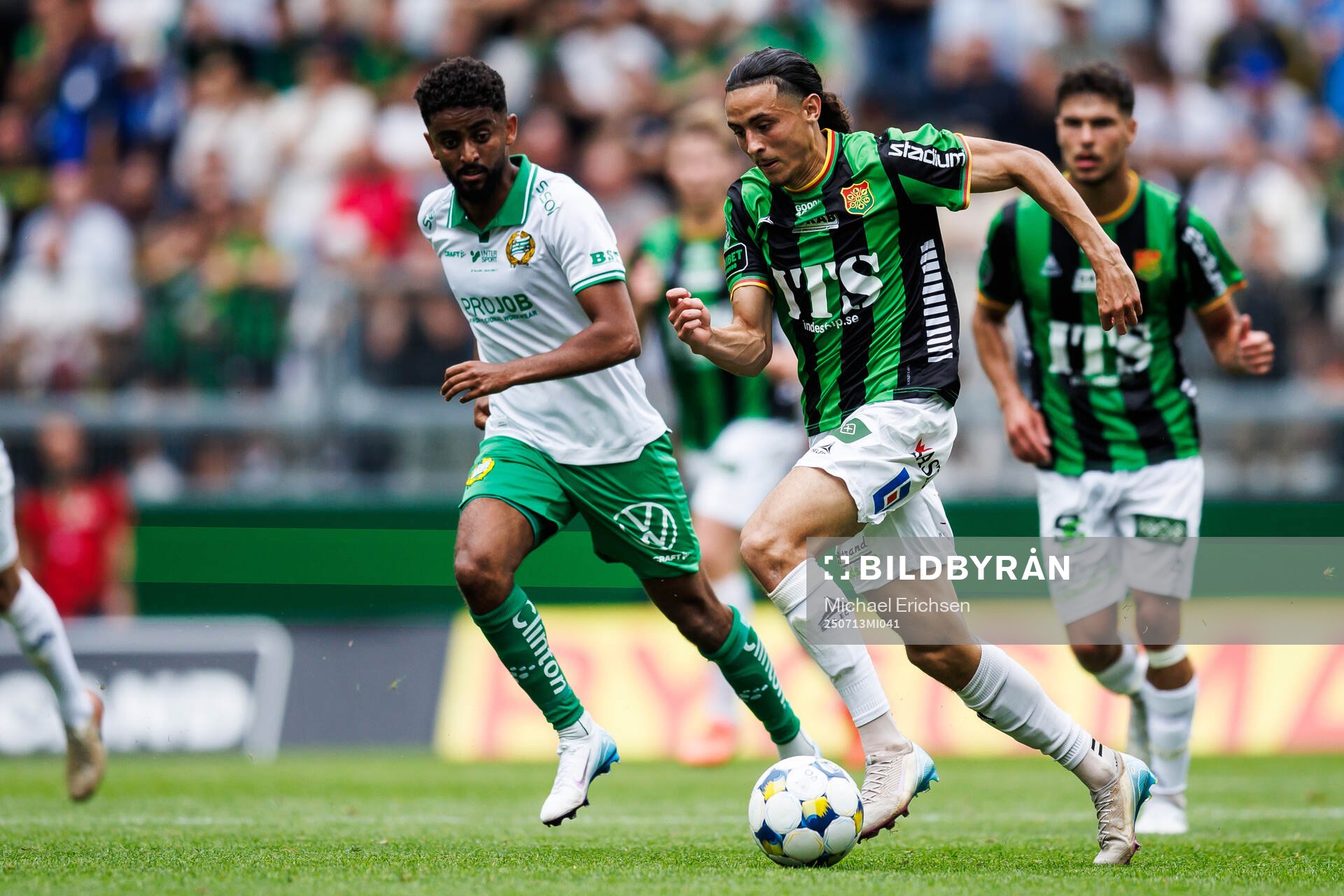 Hammarbys Tesfaldet Tekie och GAIS Amin Boudri
