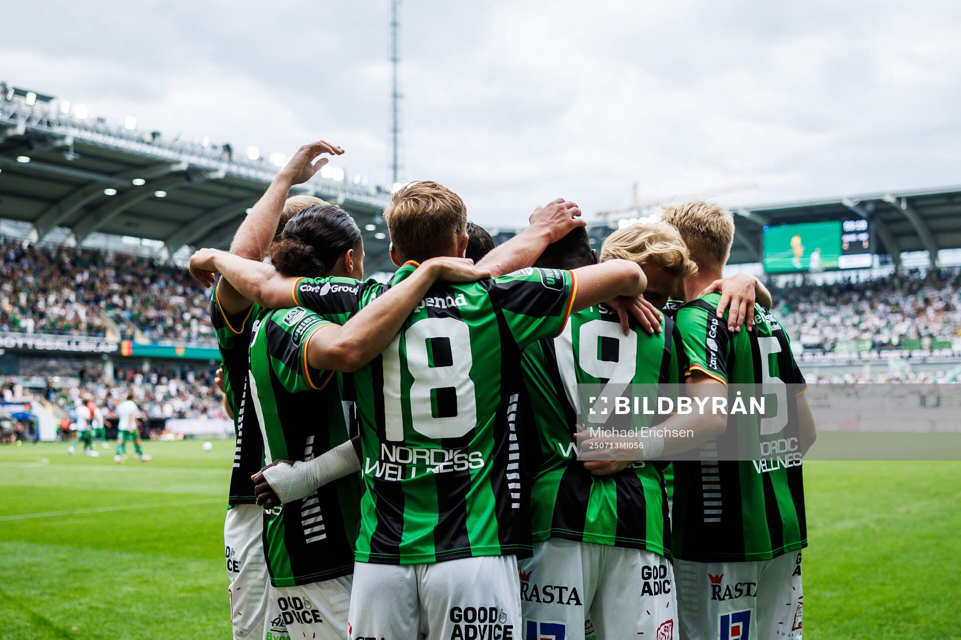 GAIS Ibrahim Diabate jublar med lagkamrater