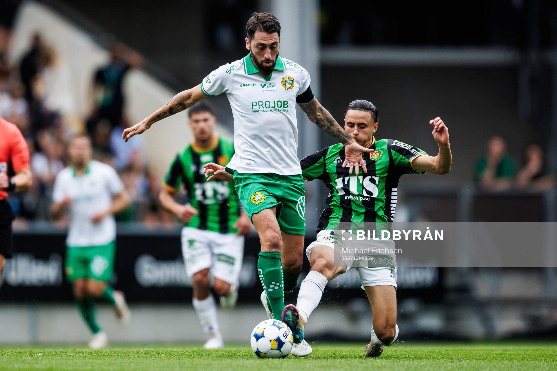 Hammarbys Nahir Besara och GAIS Amin Boudri