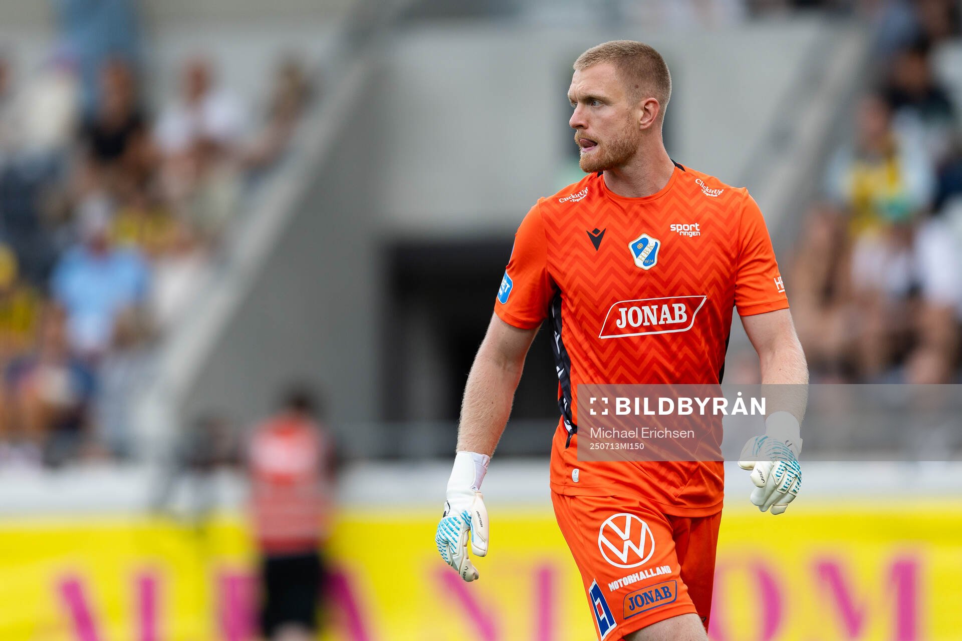 Halmstads målvakt Tim Erlandsson