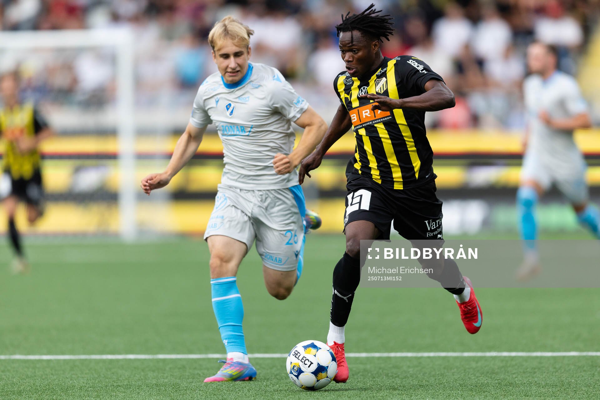 Halmstads Måns Andersson och Häckens Severin Nioule
