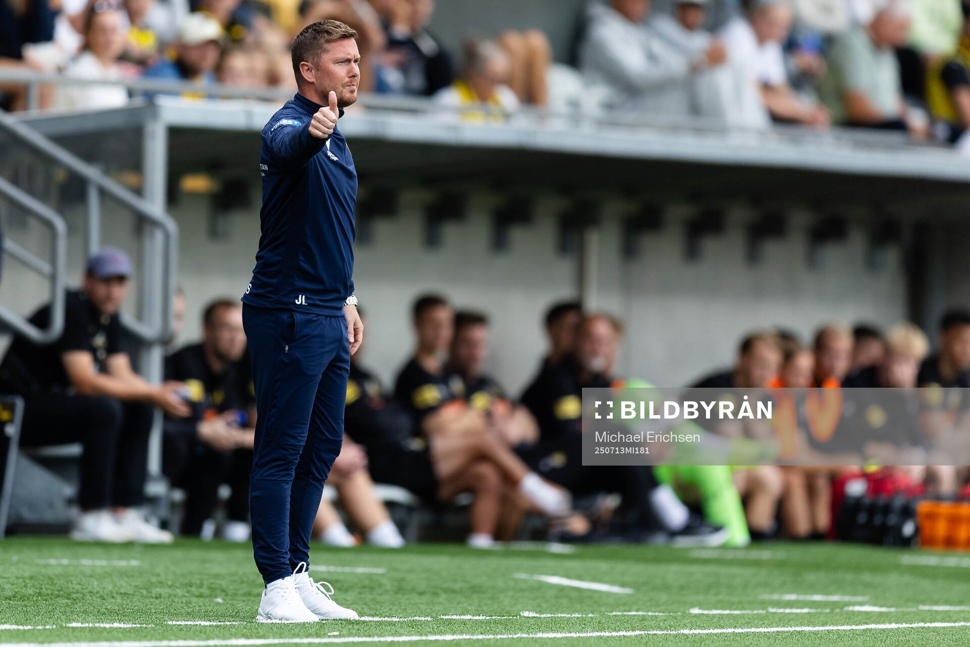 Halmstads tränare Johan Lindholm