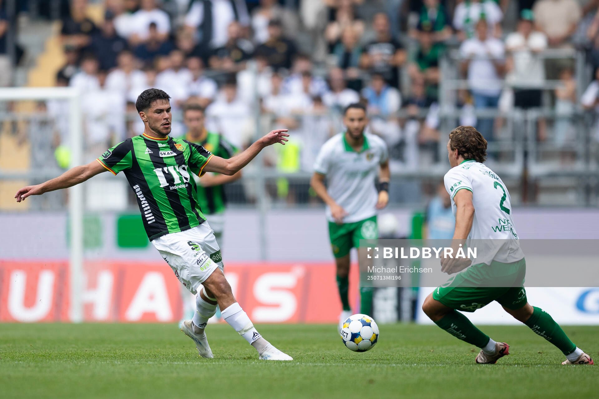 GAIS William Milovanovic och Hammarbys Hampus Skoglund