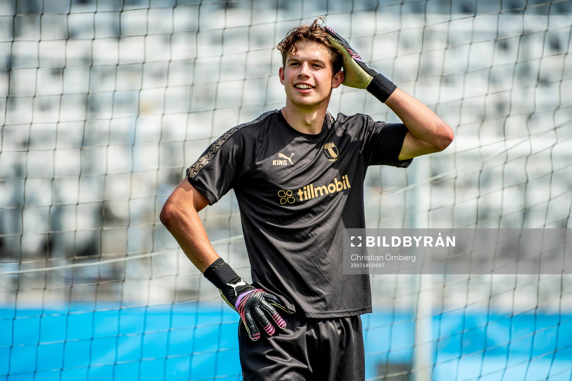 Goalkeeper Melker Ellborg