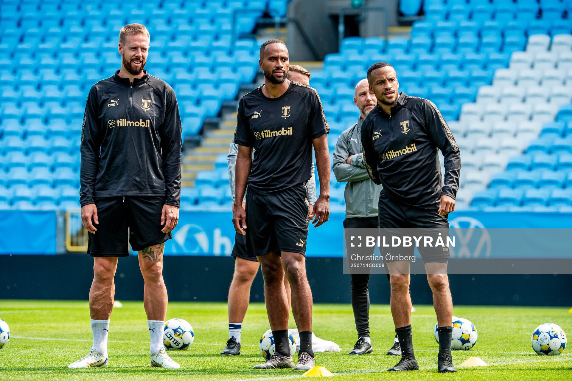 Pontus Jansson, Isaac Kiese Thelin and Martin Olsson