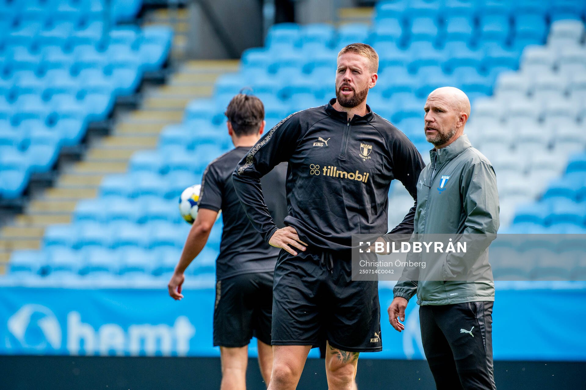 Pontus Jansson and Head coach Henrik Rydström