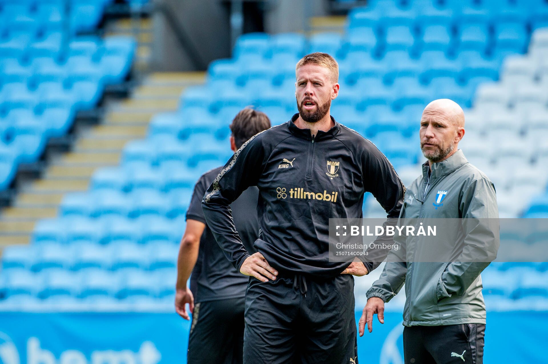 Pontus Jansson and Head coach Henrik Rydström