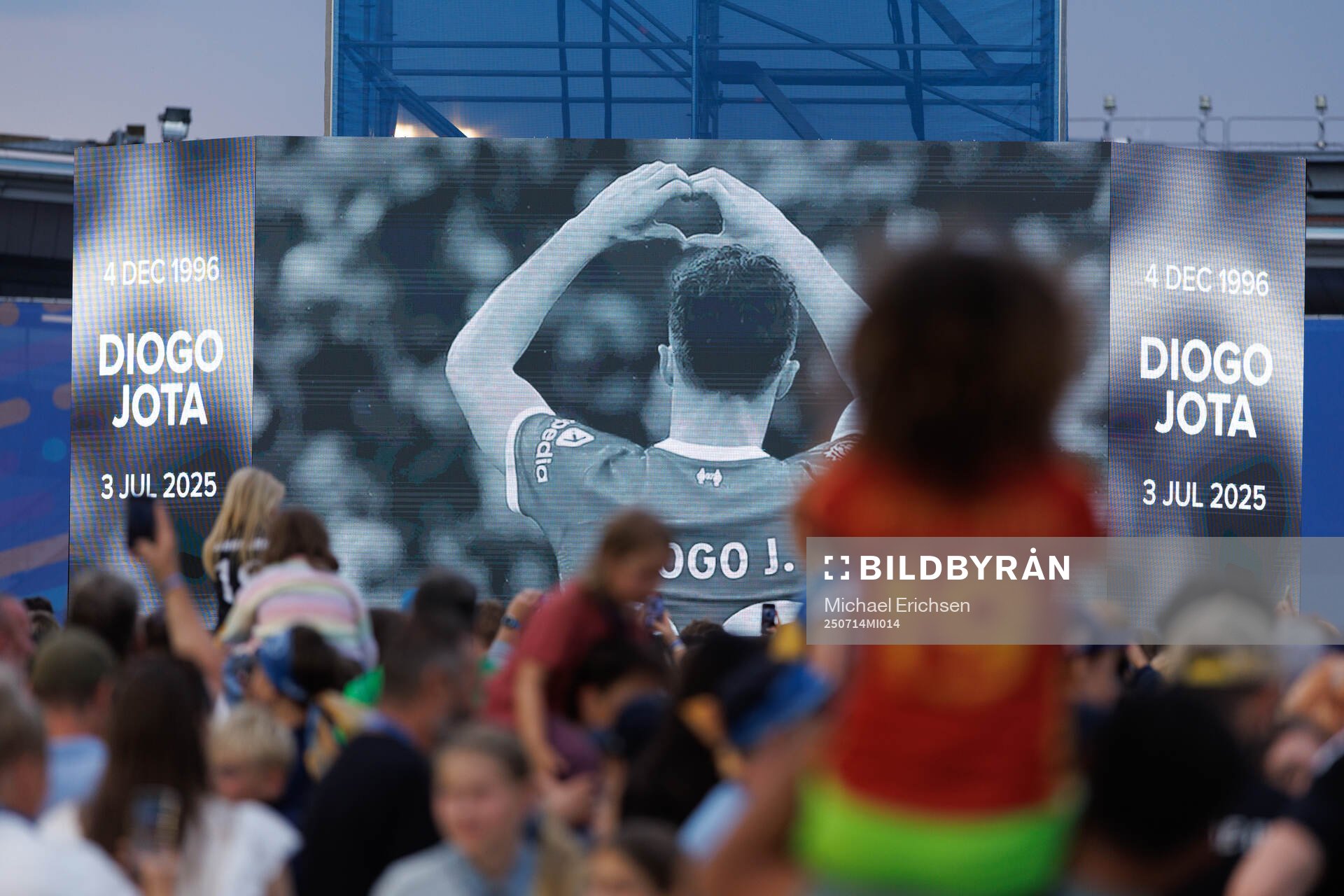 Liverpools Diogo Jota, som omkom i en bilolycka