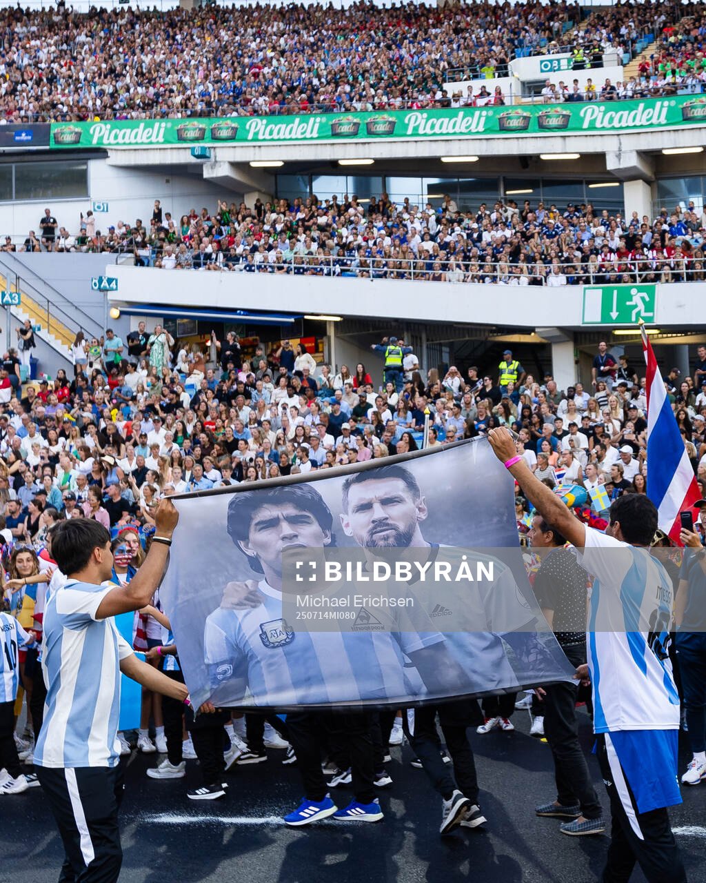 under invigningen av Gothia Cup