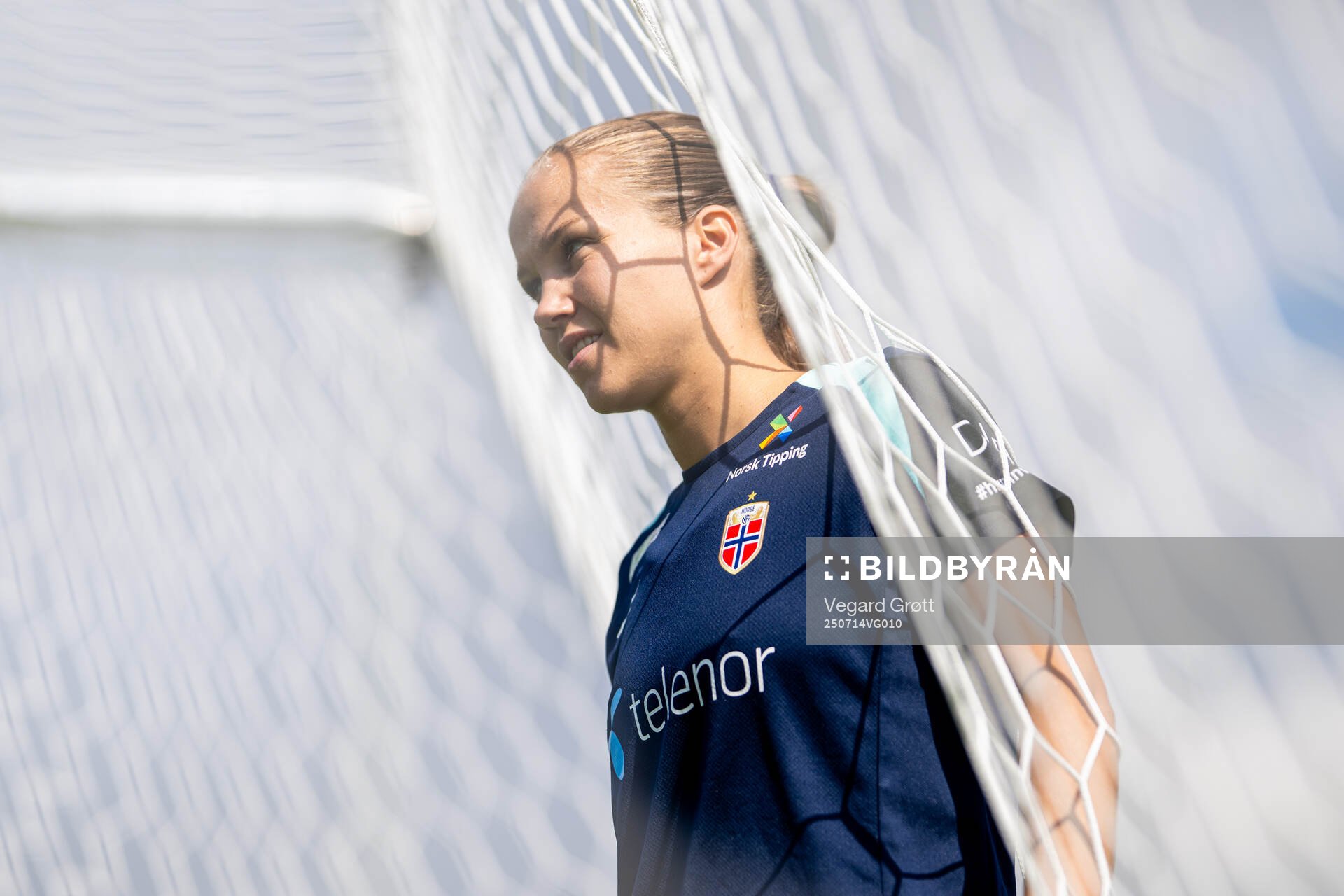 Guro Reiten of the Norwegian women's national football team
